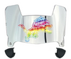 Detroit Lions Limited Edition Mini Football Helmet Visor Shield w/ Clips - PICK VISOR & LOGO COLOR