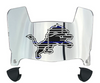 Detroit Lions Limited Edition Mini Football Helmet Visor Shield w/ Clips - PICK VISOR & LOGO COLOR