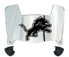 Detroit Lions Mini Football Helmet Visor Shield w/ Clips - PICK VISOR & LOGO COLOR
