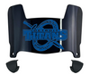 Detroit Mercy Titans Mini Football Helmet Visor Shield w/ Clips - PICK VISOR & LOGO COLOR