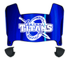 Detroit Mercy Titans Mini Football Helmet Visor Shield w/ Clips - PICK VISOR & LOGO COLOR