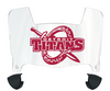 Detroit Mercy Titans Mini Football Helmet Visor Shield w/ Clips - PICK VISOR & LOGO COLOR