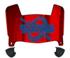 Detroit Mercy Titans Mini Football Helmet Visor Shield w/ Clips - PICK VISOR & LOGO COLOR