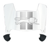 Detroit Lions Retro Throwback Mini Football Helmet Visor Shield w/ Clips - PICK VISOR & LOGO COLOR