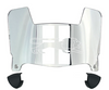 Detroit Lions Retro Throwback Mini Football Helmet Visor Shield w/ Clips - PICK VISOR & LOGO COLOR