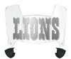 Detroit Lions Retro Throwback Mini Football Helmet Visor Shield w/ Clips - PICK VISOR & LOGO COLOR
