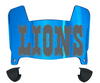 Detroit Lions Retro Throwback Mini Football Helmet Visor Shield w/ Clips - PICK VISOR & LOGO COLOR