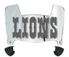 Detroit Lions Retro Throwback Mini Football Helmet Visor Shield w/ Clips - PICK VISOR & LOGO COLOR