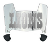 Detroit Lions Retro Throwback Mini Football Helmet Visor Shield w/ Clips - PICK VISOR & LOGO COLOR