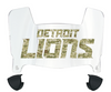 Detroit Lions Limited Edition Mini Football Helmet Visor Shield w/ Clips - PICK VISOR & LOGO COLOR