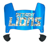 Detroit Lions Limited Edition Mini Football Helmet Visor Shield w/ Clips - PICK VISOR & LOGO COLOR