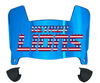 Detroit Lions Limited Edition Mini Football Helmet Visor Shield w/ Clips - PICK VISOR & LOGO COLOR