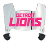 Detroit Lions Limited Edition Mini Football Helmet Visor Shield w/ Clips - PICK VISOR & LOGO COLOR