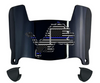 Detroit Lions Limited Edition Mini Football Helmet Visor Shield w/ Clips - PICK VISOR & LOGO COLOR