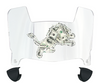 Detroit Lions Limited Edition Mini Football Helmet Visor Shield w/ Clips - PICK VISOR & LOGO COLOR