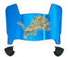 Detroit Lions Limited Edition Mini Football Helmet Visor Shield w/ Clips - PICK VISOR & LOGO COLOR