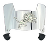 Detroit Lions Limited Edition Mini Football Helmet Visor Shield w/ Clips - PICK VISOR & LOGO COLOR