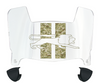 Detroit Lions Limited Edition Mini Football Helmet Visor Shield w/ Clips - PICK VISOR & LOGO COLOR