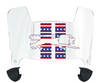 Detroit Lions Limited Edition Mini Football Helmet Visor Shield w/ Clips - PICK VISOR & LOGO COLOR