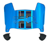 Detroit Lions Limited Edition Mini Football Helmet Visor Shield w/ Clips - PICK VISOR & LOGO COLOR