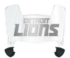 Detroit Lions Mini Football Helmet Visor Shield w/ Clips - PICK VISOR & LOGO COLOR