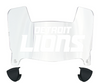 Detroit Lions Mini Football Helmet Visor Shield w/ Clips - PICK VISOR & LOGO COLOR