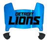 Detroit Lions Mini Football Helmet Visor Shield w/ Clips - PICK VISOR & LOGO COLOR