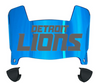 Detroit Lions Mini Football Helmet Visor Shield w/ Clips - PICK VISOR & LOGO COLOR