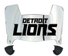 Detroit Lions Mini Football Helmet Visor Shield w/ Clips - PICK VISOR & LOGO COLOR