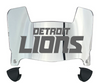Detroit Lions Mini Football Helmet Visor Shield w/ Clips - PICK VISOR & LOGO COLOR