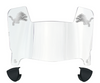 Detroit Lions Mini Football Helmet Visor Shield w/ Clips - PICK VISOR & LOGO COLOR