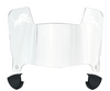 Detroit Lions Mini Football Helmet Visor Shield w/ Clips - PICK VISOR & LOGO COLOR