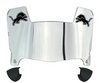 Detroit Lions Mini Football Helmet Visor Shield w/ Clips - PICK VISOR & LOGO COLOR