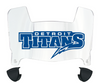 Detroit Mercy Titans Mini Football Helmet Visor Shield w/ Clips - PICK VISOR & LOGO COLOR