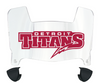 Detroit Mercy Titans Mini Football Helmet Visor Shield w/ Clips - PICK VISOR & LOGO COLOR