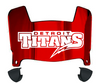 Detroit Mercy Titans Mini Football Helmet Visor Shield w/ Clips - PICK VISOR & LOGO COLOR