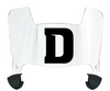 Detroit Mercy Titans Mini Football Helmet Visor Shield w/ Clips - PICK VISOR & LOGO COLOR