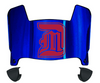 Detroit Mercy Titans Mini Football Helmet Visor Shield w/ Clips - PICK VISOR & LOGO COLOR
