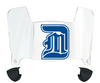 Detroit Mercy Titans Mini Football Helmet Visor Shield w/ Clips - PICK VISOR & LOGO COLOR