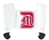 Detroit Mercy Titans Mini Football Helmet Visor Shield w/ Clips - PICK VISOR & LOGO COLOR