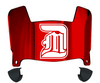 Detroit Mercy Titans Mini Football Helmet Visor Shield w/ Clips - PICK VISOR & LOGO COLOR