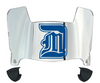 Detroit Mercy Titans Mini Football Helmet Visor Shield w/ Clips - PICK VISOR & LOGO COLOR