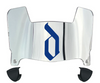 Detroit Mercy Titans Mini Football Helmet Visor Shield w/ Clips - PICK VISOR & LOGO COLOR