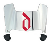 Detroit Mercy Titans Mini Football Helmet Visor Shield w/ Clips - PICK VISOR & LOGO COLOR