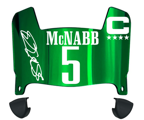 Donovan McNabb Philadelphia Eagles Mini Football Helmet Visor w/ Clips - PICK COLOR