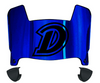 Drake Bulldogs Mini Football Helmet Visor Shield w/ Clips - PICK VISOR & LOGO COLOR