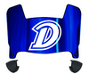 Drake Bulldogs Mini Football Helmet Visor Shield w/ Clips - PICK VISOR & LOGO COLOR
