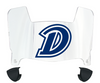 Drake Bulldogs Mini Football Helmet Visor Shield w/ Clips - PICK VISOR & LOGO COLOR