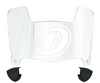 Drake Bulldogs Mini Football Helmet Visor Shield w/ Clips - PICK VISOR & LOGO COLOR