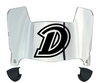 Drake Bulldogs Mini Football Helmet Visor Shield w/ Clips - PICK VISOR & LOGO COLOR